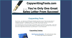 Desktop Screenshot of copywritingtools.com